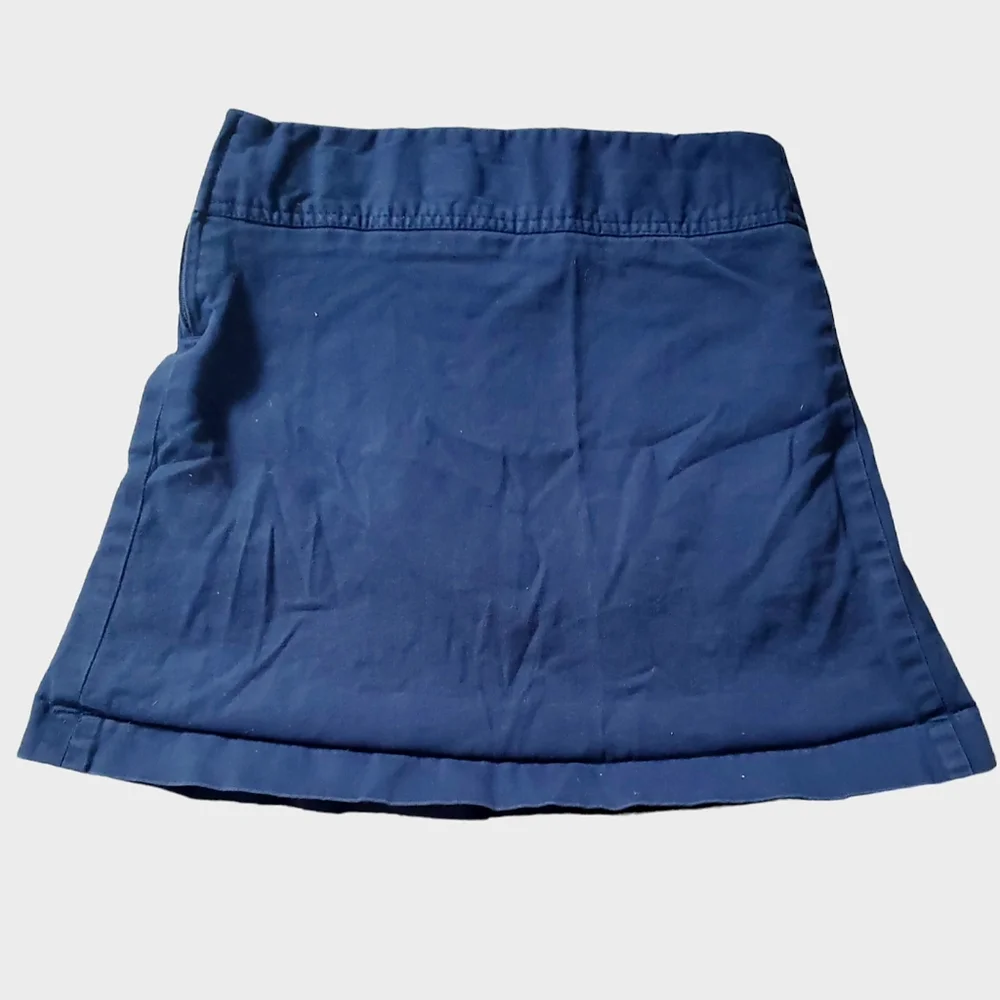Childrens Place Girls Size 10 Dark Blue Pleated Skort, uniform‎